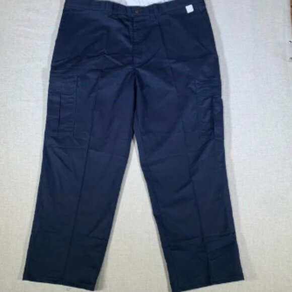 Men's Navy Cargo Pants‎ - Picture 1 of 7